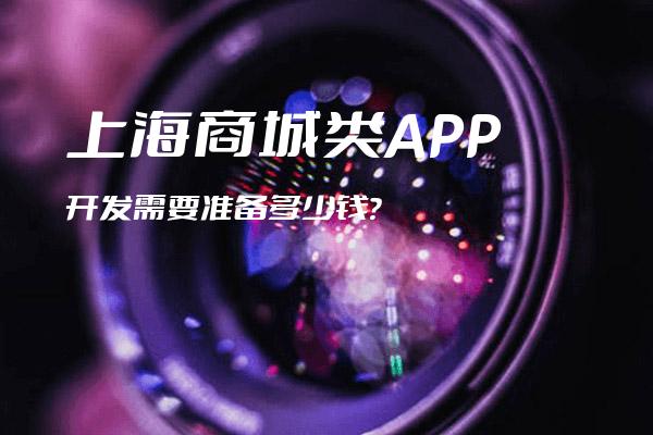 上海商城类APP开发需要准备多少钱？