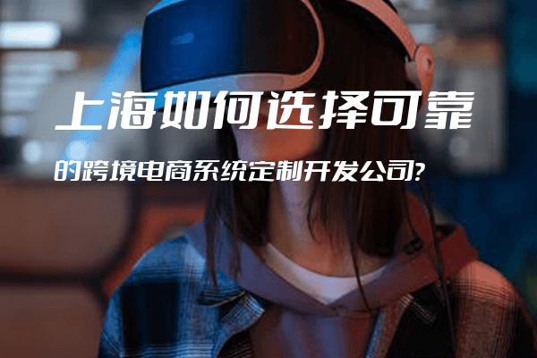 上海如何选择可靠的跨境电商系统定制开发公司？