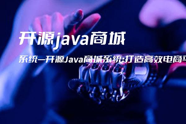 开源java商城系统—开源Java商城系统：打造高效电商平台